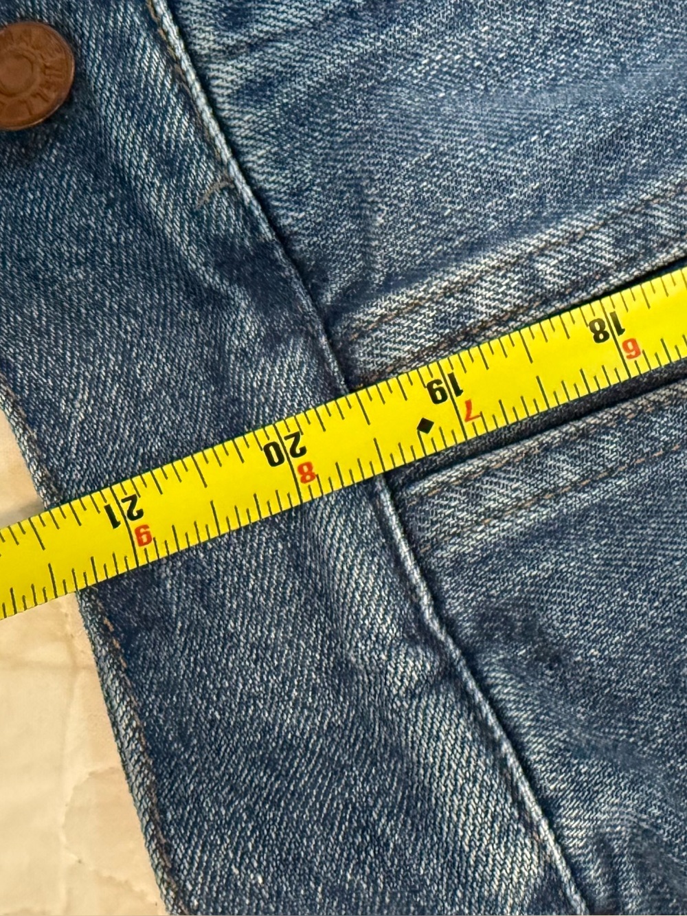 Madewell Medium Blue Denim Trucker Jacket XS - Picture 8 of 8